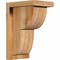 Ekena Millwork Crestline Rough Sawn Corbel w/Backplate, Western Red Cedar, 6"W x 8"D x 12"H COR06X08X12CRE01RWR - alternate 1